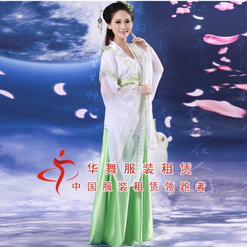 古代仙女舞台装_古筝古琴演出服_影楼写真拍照服装