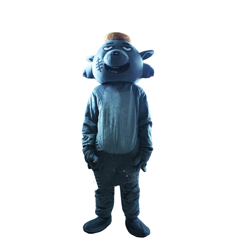 灰太狼人偶_灰太狼行走服_灰太狼卡通人偶服