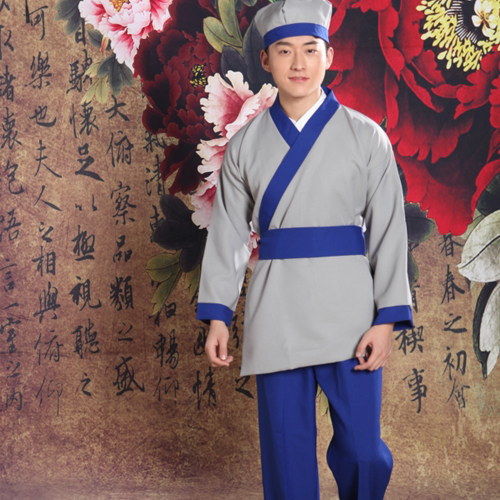古代家丁服装_剧平民百姓服_武侠剧店小二服