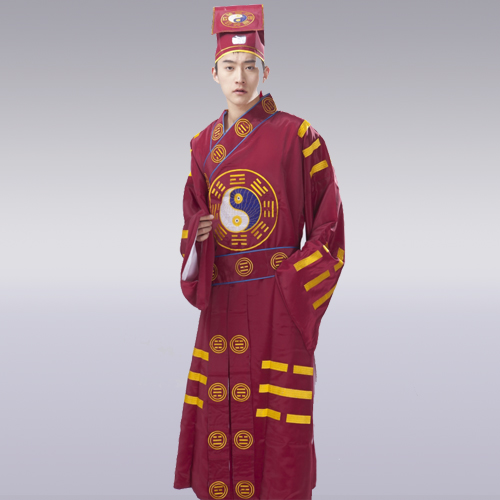 古代算命先生服装图片