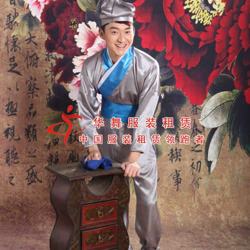 古代店小二服装_影视剧家丁服装图片