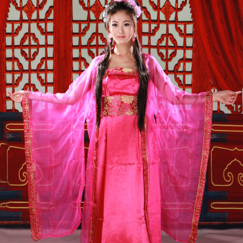 古代仙女贵妃服装_古装舞台演出服_个人写真汉服服装