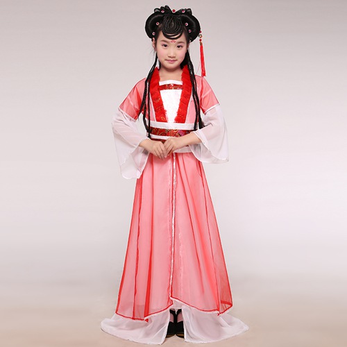儿童雪纺古代服装_女童古装写真摄影服装_儿童仙女公主装- 南京华舞服装租赁