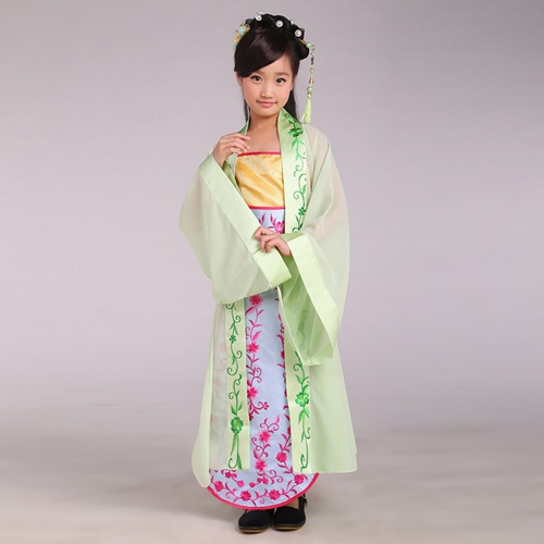 儿童摄影古装_儿童古典舞表演服_唯美小