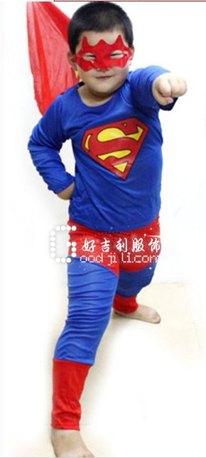 万圣节儿童超人服装