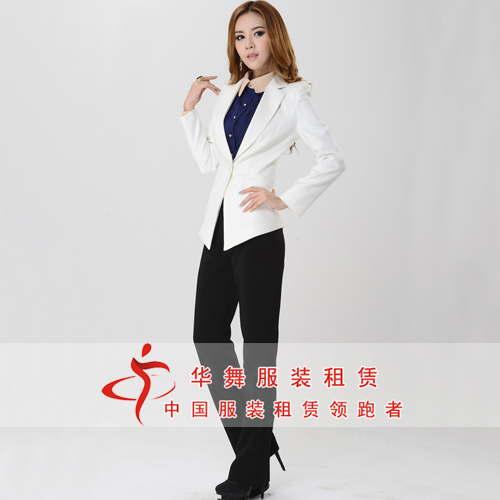 求职面试白色正装
